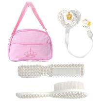 Bolsa Maternidade Rosa Com Pentinho E Escovinha Para Boneca Bolsa Maternidade Rosa Com Pentinho E Escovinha Para Boneca