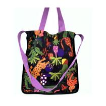 Bolsa Max Primavera SELVA ENCANTADA - Alça Roxa