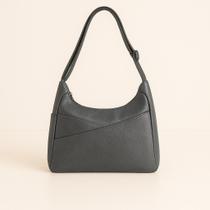 Bolsa Media Alça Transversal Divisorias Feminina de Ombro Estilo Saco Média Couro Moderna Tipo Estilo Carteiro