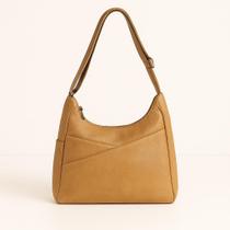 Bolsa Media Alça Transversal Divisorias Feminina de Ombro Estilo Saco Média Couro Moderna Tipo Estilo Carteiro