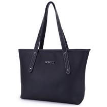 Bolsa media feminina com bolso interno minimalista fechamento em zíper Moncci