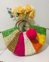 Bolsa meia lua colorida Bolsa meia lua colorida