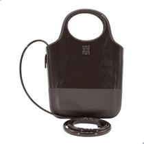 Bolsa Melissa Ultra Bag Marrom Transparente