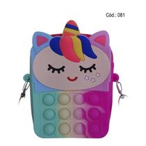 Bolsa mensageira Antistress Toy Pop It Wallet 14x8,5 cm