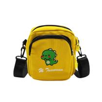 Bolsa mensageira de ombro MOSSTYUS Cartoon Dinosaur Canvas Bolsa mensageira de ombro MOSSTYUS Cartoon Dinosaur Canvas