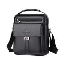 Bolsa Mensageiro Masculina Em Couro Legítimo Moda Negócios Transversal Ombro Tote Fanny Pack
