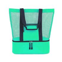 Bolsa Mesh Compartimento Térmico Praia Piscina Piquenique