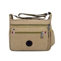 Bolsa Messenger, bolsa tiracolo de lona para homens Bolsa Messenger, bolsa tiracolo de lona para homens