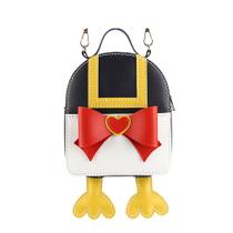 Bolsa Messenger Bolsa tiracolo de pelúcia Duck Back Anime para crianças Bolsa Messenger Bolsa tiracolo de pelúcia Duck Back Anime para crianças