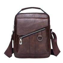 Bolsa Messenger Bolsa tiracolo vintage de couro para homens