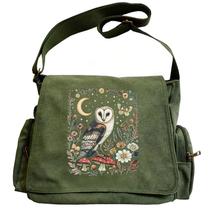 Bolsa Messenger CHICGLOW com impressão personalizada em tela unissex Bolsa Messenger CHICGLOW com impressão personalizada em tela unissex