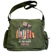 Bolsa Messenger CHICGLOW com impressão personalizada em tela unissex Bolsa Messenger CHICGLOW com impressão personalizada em tela unissex