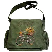 Bolsa Messenger CHICGLOW com impressão personalizada em tela unissex Bolsa Messenger CHICGLOW com impressão personalizada em tela unissex