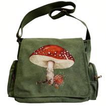 Bolsa Messenger CHICGLOW com impressão personalizada em tela unissex Bolsa Messenger CHICGLOW com impressão personalizada em tela unissex