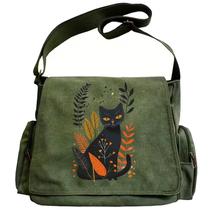Bolsa Messenger Chicglow Pattern de lona tiracolo para mulheres/homens Bolsa Messenger Chicglow Pattern de lona tiracolo para mulheres/homens