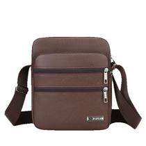 Bolsa Messenger de couro para homens com ombro tiracolo estiloso