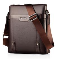 Bolsa Messenger de couro premium para homens 25x6x28cm