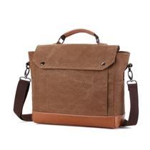 Bolsa Messenger de lona Business Crossbody para homens