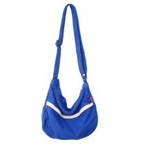 Bolsa Messenger de lona lavada para homens e mulheres Hara Blue
