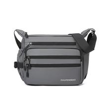 Bolsa Messenger em tecido Oxford resistente à água para homens 32x12x25cm