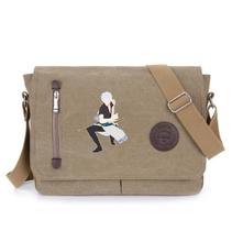 Bolsa Messenger Gintamas Sakatas Gintokis Anime Canvas 35x12x26cm