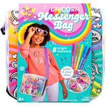 Bolsa Messenger Just My Style Color Your Own Unicorn Girls 6-9