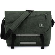 Bolsa Messenger OIWAS para Laptop 15,6" - Verde Escuro - Unissex