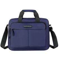 Bolsa Messenger Oxford Canvas para homens azul marinho 32x8x25cm Bolsa Messenger Oxford Canvas para homens azul marinho 32x8x25cm
