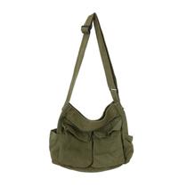 Bolsa Messenger PRAGARI Verde - Bolsa Crossbody de Lona para Mulheres