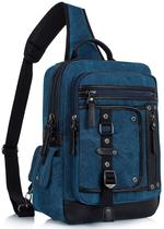 Bolsa Messenger Schkleier Canvas Sling Crossbody para homens Bolsa Messenger Schkleier Canvas Sling Crossbody para homens