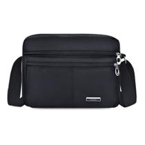 Bolsa Messenger, tecido Oxford impermeável para homens