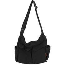 Bolsa Messenger Yaucher Canvas Large Hobo Crossbody Feminina Masculina