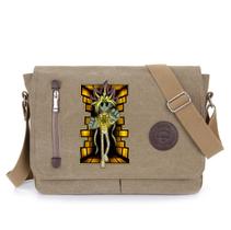 Bolsa Messenger Yus Gi Ohs Anime de ombro em lona 35x12x26cm
