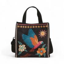 Bolsa Mimo Farm ETC Samba das Araras Estampado Verão 25 Bolsa Mimo Farm ETC Samba das Araras Estampado Verão 25