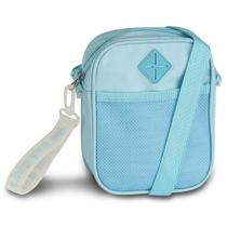 Bolsa Mini Bag Azul Transversal Unissex Alça Regulável Clio