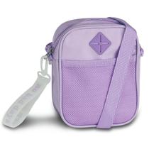 Bolsa Mini Bag Roxa Transversal Unissex Alça Regulável Clio