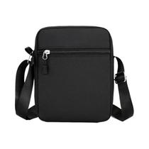 Bolsa Mini Crossbody Oxford Preta Em Nylon Para Homens, Casual, Pequena, Mensageiro, Lateral, Sling,
