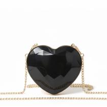 Bolsa Mini Forma De Coração Colorida Para Ombro Transversal Bolsa Mini Forma De Coração Colorida Para Ombro Transversal