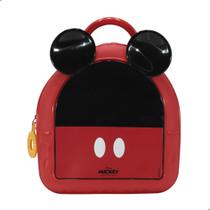 Bolsa Mini Melissa Backpack + Mickey And Minnie Vermelho e Preto