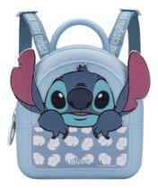 Bolsa Mini Melissa Backpack + Stitch Azul