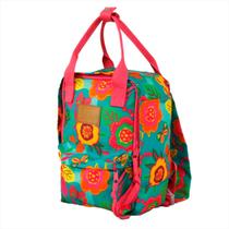 Bolsa Mini Mochila Quadrada Jardim Encantado Bolsa Mini Mochila Quadrada Jardim Encantado