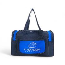 Bolsa mini sacola bordo mao mala malinha de viagem PASSEIO dia a dia trabalho pequena azul