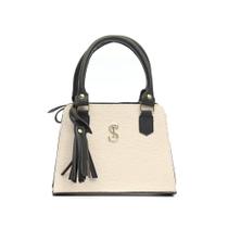 Bolsa Mini Tote Feminina Transversal Zíper Ajustável Casual