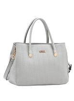 Bolsa Mini Tramas - Alça de Mão - Cinza - Chenson