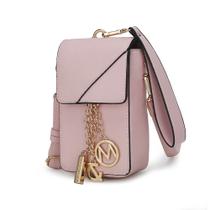 Bolsa MKF Collection Hannah Crossbody & Wristlet Gold Tone