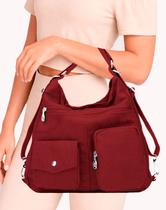 Bolsa Mochila 2 em 1 Feminina Grande Estilosa e Versátil Dia a Dia