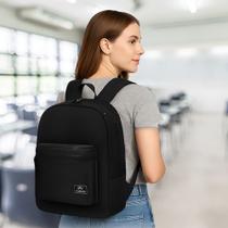 Bolsa Mochila Alça Confortável Material Escolar Notebook Viagem 35L Resistente 4 Opções de Cores