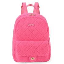 Bolsa Mochila Barbie Casual Pelúcia Atoalhada Up4You