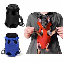 Bolsa Mochila Canguru Transporte Cães Gatos Luxo