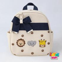 Bolsa Mochila de Costa Maternidade Luxo Mamãe e Bebê Impermeável Multifuncional Fraldas